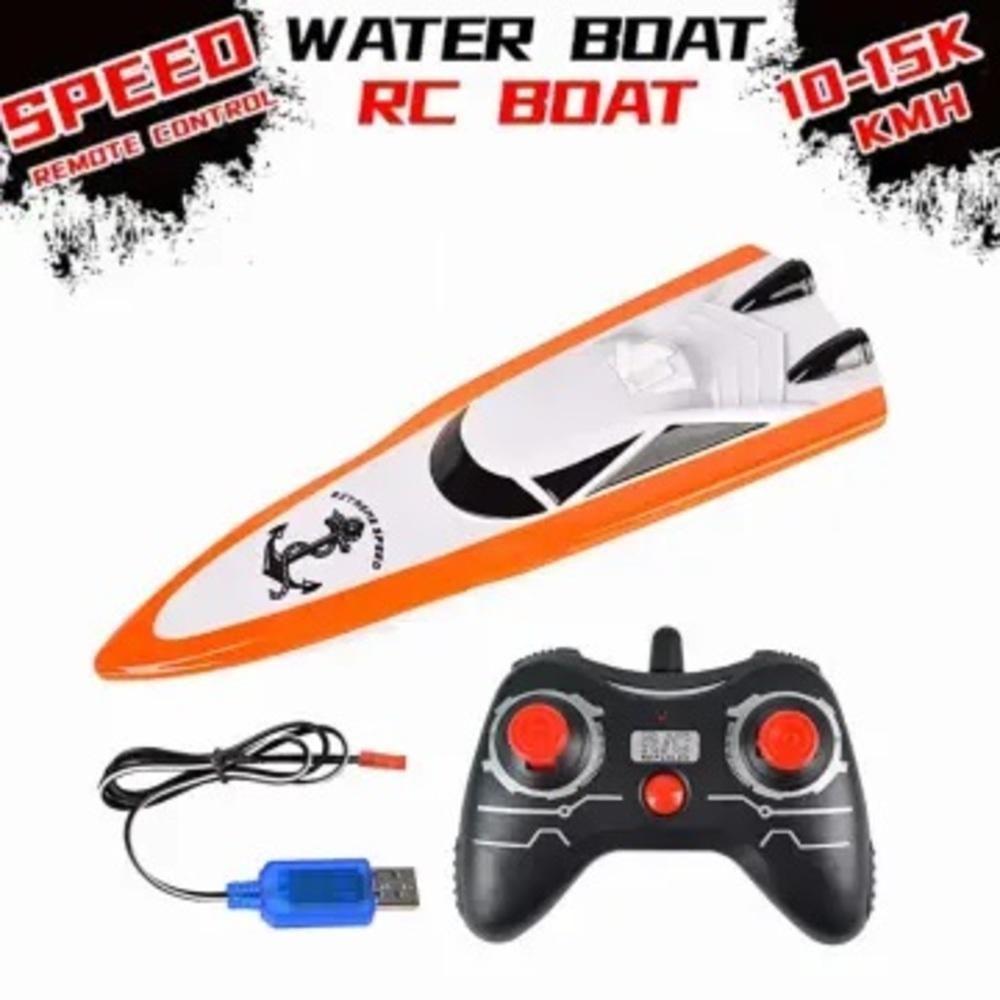 Barco Lancha Controle Remoto Carrinho Aquatico Brnquedo Agua Multifuncoes Recarregavel - 7