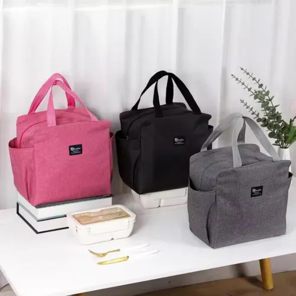 Bolsa Isotermica Mochila Termica Marmita Fitness Lancheira Grande Trabalho Academia Dieta Alca De Mao Bolsos Multiuso Po - 3