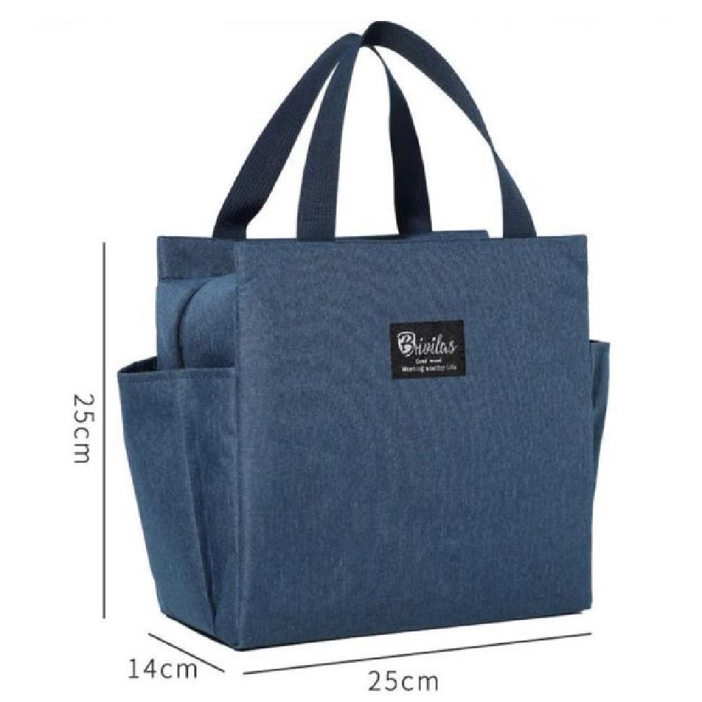 Bolsa Isotermica Mochila Termica Marmita Fitness Lancheira Grande Trabalho Academia Dieta Alca De Mao Bolsos Multiuso Po - 9