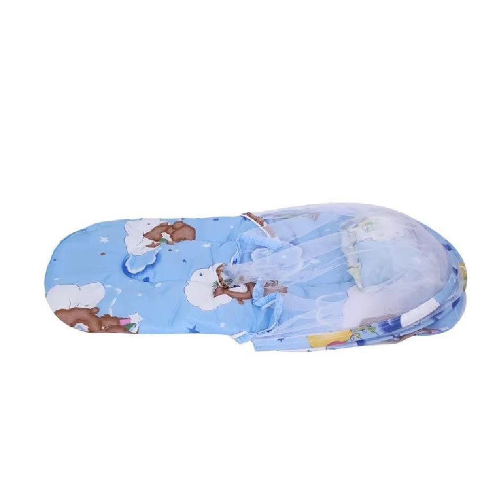 Berco Portatil Mosquiteiro Kti Completo Cercadinho Dobravel Tenda Travesseiro Cama Bebe Colchonete Almofada Menino Menin - 7