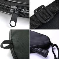 Capa Raqueteira 2 Raquetes Tenis De Quadra Bolsa Profissional Ajustavel Tenista Alça Ombro Ziper Mochila Tennis Badminto