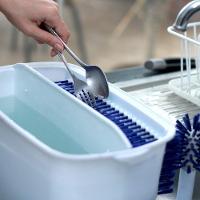 Lava Louças Portatil Lavadora De Pratos Copos E Talheres Manual Profissional Bares Festas Restaurantes Casa Camping - 3