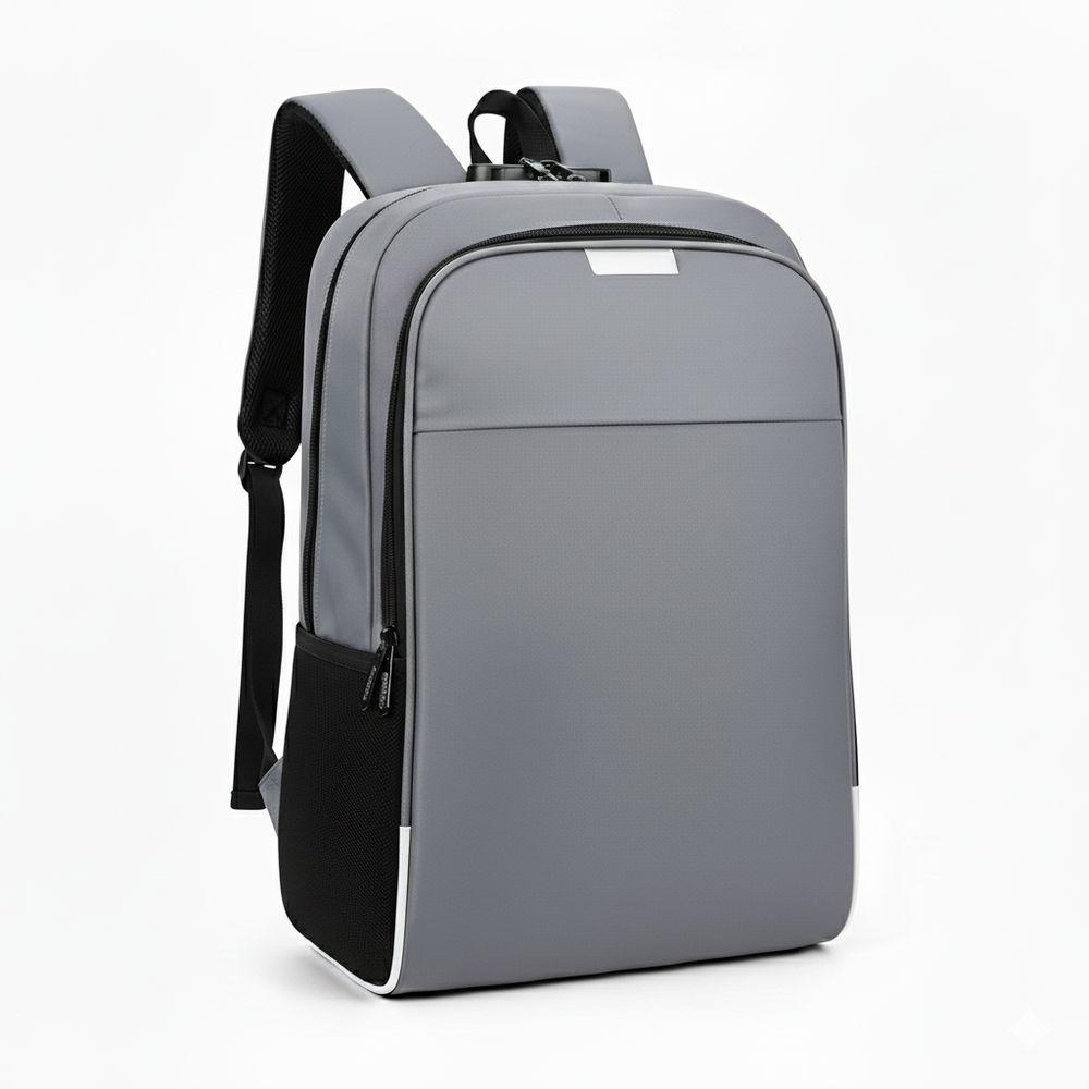 Mochila Executiva Para Notebook Com Entrada Usb Cinza - 1
