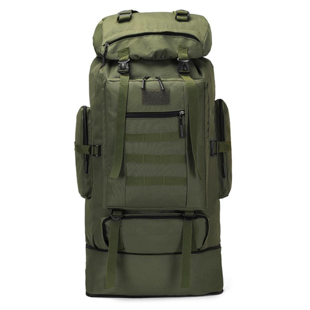 Mochila Militar Camping 100 Litros Camuflada Tatica Gigante Bolsa Impermeavel 100l Reforcada Viagem Trilha Acampamento I - 6