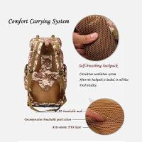 Mochila Militar Camping 100 Litros Camuflada Tatica Gigante Bolsa Impermeavel 100l Reforcada Viagem Trilha Acampamento I - 2