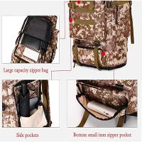 Mochila Militar Camping 100 Litros Camuflada Tatica Gigante Bolsa Impermeavel 100l Reforcada Viagem Trilha Acampamento I - 5