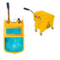 Carrinho Balde Espremedor De Limpeza Mop Profissional Industrial Amarelo