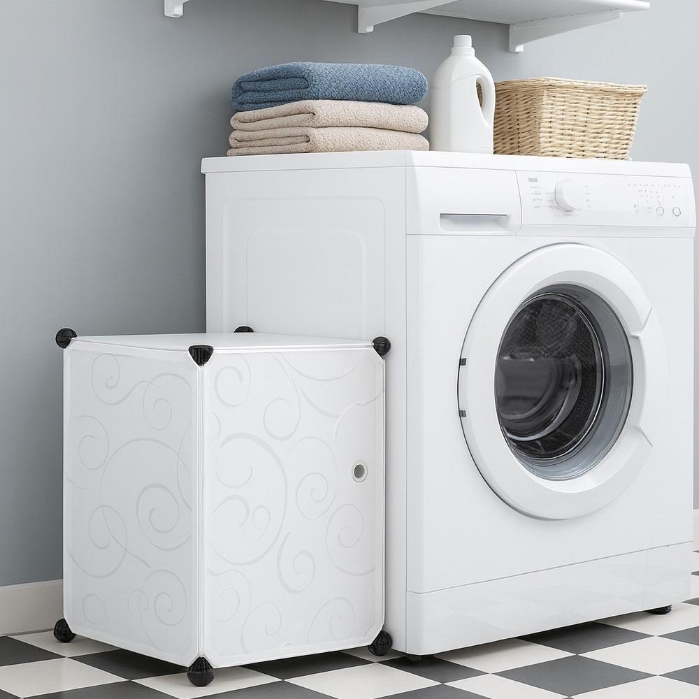 Guarda Roupa Modular 6 Portas Armario Portatil Organizador Brinquedos Lavanderia Estante Sapateira Multiuso Luxo - 3