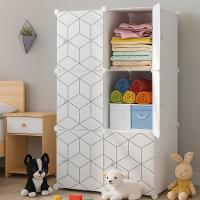 Guarda Roupa Modular 6 Portas Armario Portatil Organizador Brinquedos Lavanderia Estante Sapateira Multiuso Luxo - 2