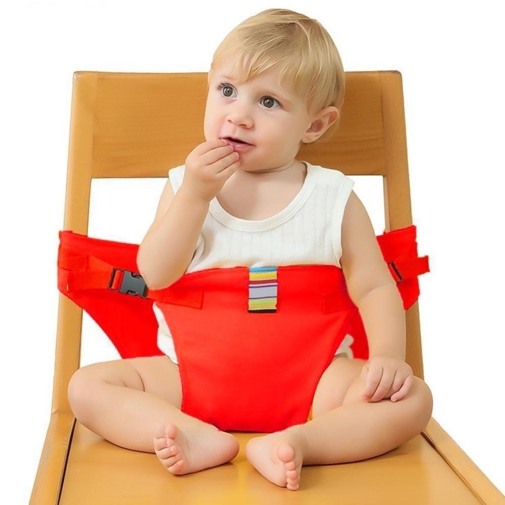 Cadeirinha Alimentacao Bebe Portatil Assento Infantil Refeicao Com Cinto De Segurança Ajustavel Viagem Restaurante - 1