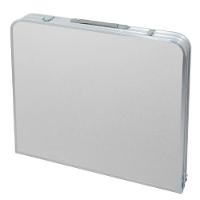 Mesa Dobravel Vira Maleta Mesinha Portatil Aluminio Grande 120x60cm Alca Transporte Praia Camping Pesca Festa Multiuso - 5