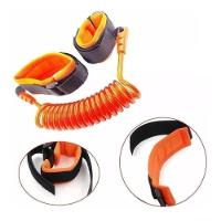 Pulseira De Seguranca Infantil Guia Crianca Anti Perda Coleira Ajustavel Controle Cordao Passeio Shopping Cor:verde;tama - 7