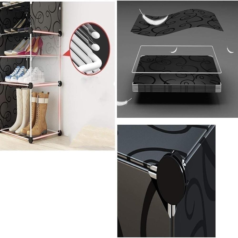 Sapateira Dupla 20 Prateleiras 40 Pares Armario Modular Organizador Brinquedos Roupas - 7