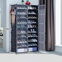 Sapateira Dupla 20 Prateleiras 40 Pares Armario Modular Organizador Brinquedos Roupas - 3