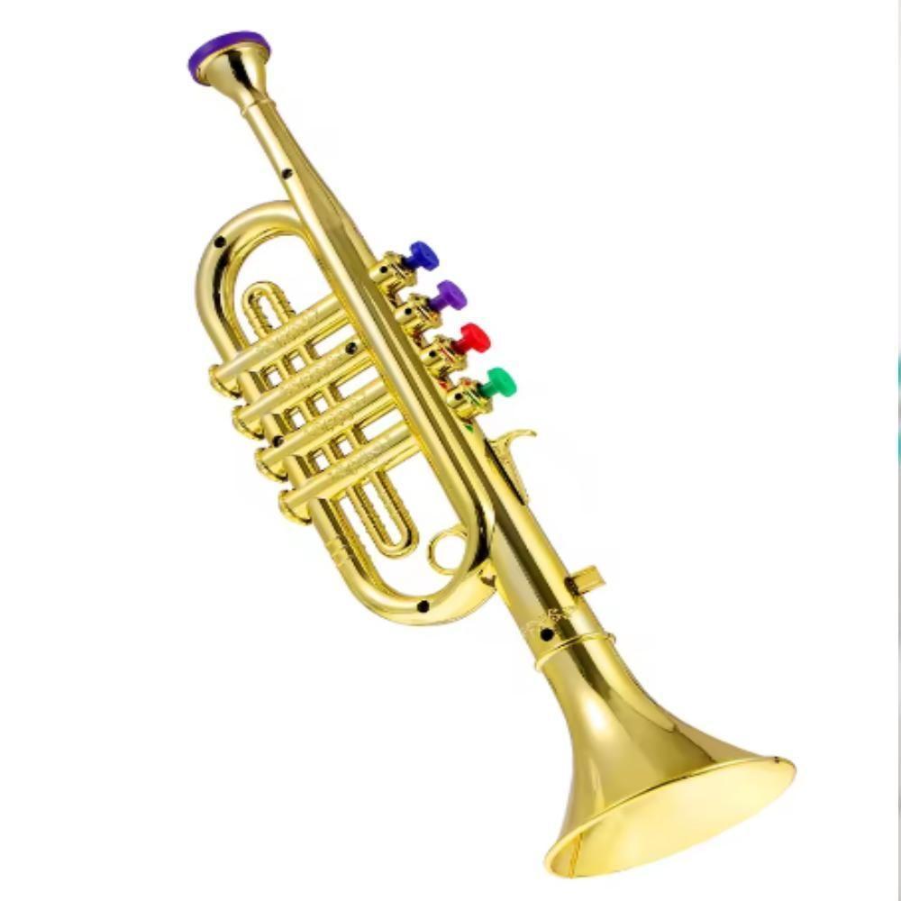Trompete Infantil Flauta Saxofone Mini Instrumento Musical Clarinete Jazz Music Sax Brinquedo Crianças - 4