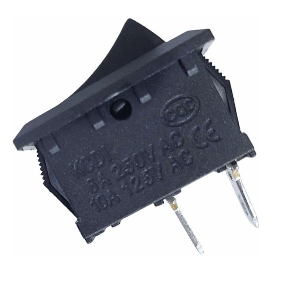 Kit 10 Botao On Off Chave Liga Desliga Interruptor Gangorra Chave Universal 10a Tic Tac 12v A 220v Eletrico Automotivo - 5