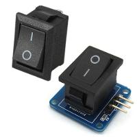 Kit 10 Botao On Off Chave Liga Desliga Interruptor Gangorra Chave Universal 10a Tic Tac 12v A 220v Eletrico Automotivo - 3