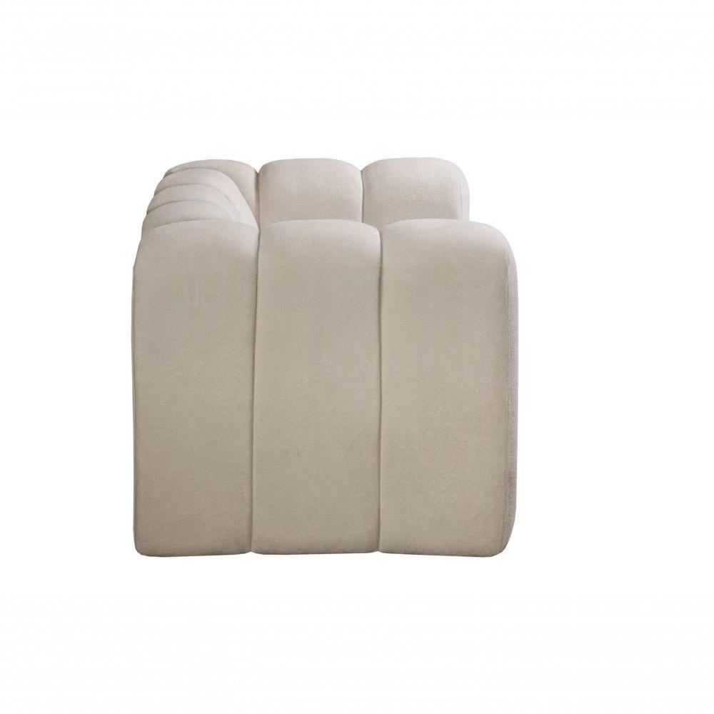 Poltrona Mona Decorativa Confortável Moderna Sala De Estar - Bouclê Marrom 510 - 3