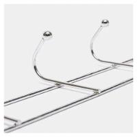 Cabideiro De Parede Grande 10 Ganchos Suporte Multiuso Organizador Guarda Roupa Lavanderia Banheiro Cozinha Pendurar Ute - 3