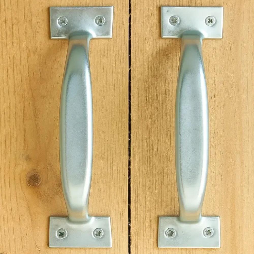 Kit 4 Puxador Inox Porta Gaveta Moveis Mdf Multiuso Clasic Cromado Ergonomico Guarda Roupa - 7