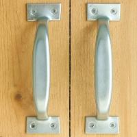 Kit 4 Puxador Inox Porta Gaveta Moveis Mdf Multiuso Clasic Cromado Ergonomico Guarda Roupa - 7