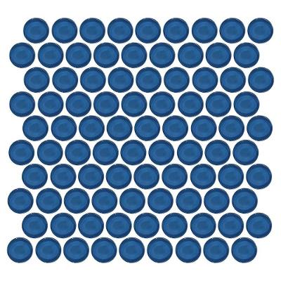 Pastilha De Vidro Ball Dark Blue 3x3 Placa 30x30cm - 1313060005