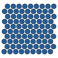 Pastilha De Vidro Ball Dark Blue 3x3 Placa 30x30cm - 1313060005 - 1