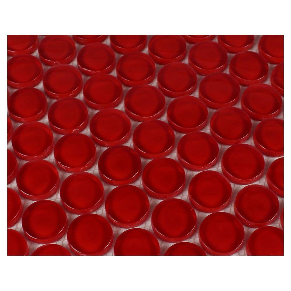 Pastilha De Vidro Ball Red 3x3 Placa 30x30cm - 1313060003 - 2