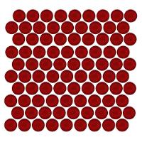 Pastilha De Vidro Ball Red 3x3 Placa 30x30cm - 1313060003 - 1