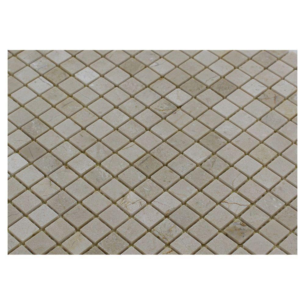 Pastilha De Pedra Natural Crema Marfil 1,5x1,5 Placa 30x30cm - 1314004003 - 2