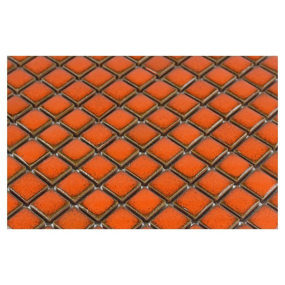 Pastilha Cerâmica Nefertiti Laranja 2x2 Placa 30x30cm - 1012020009 - 2
