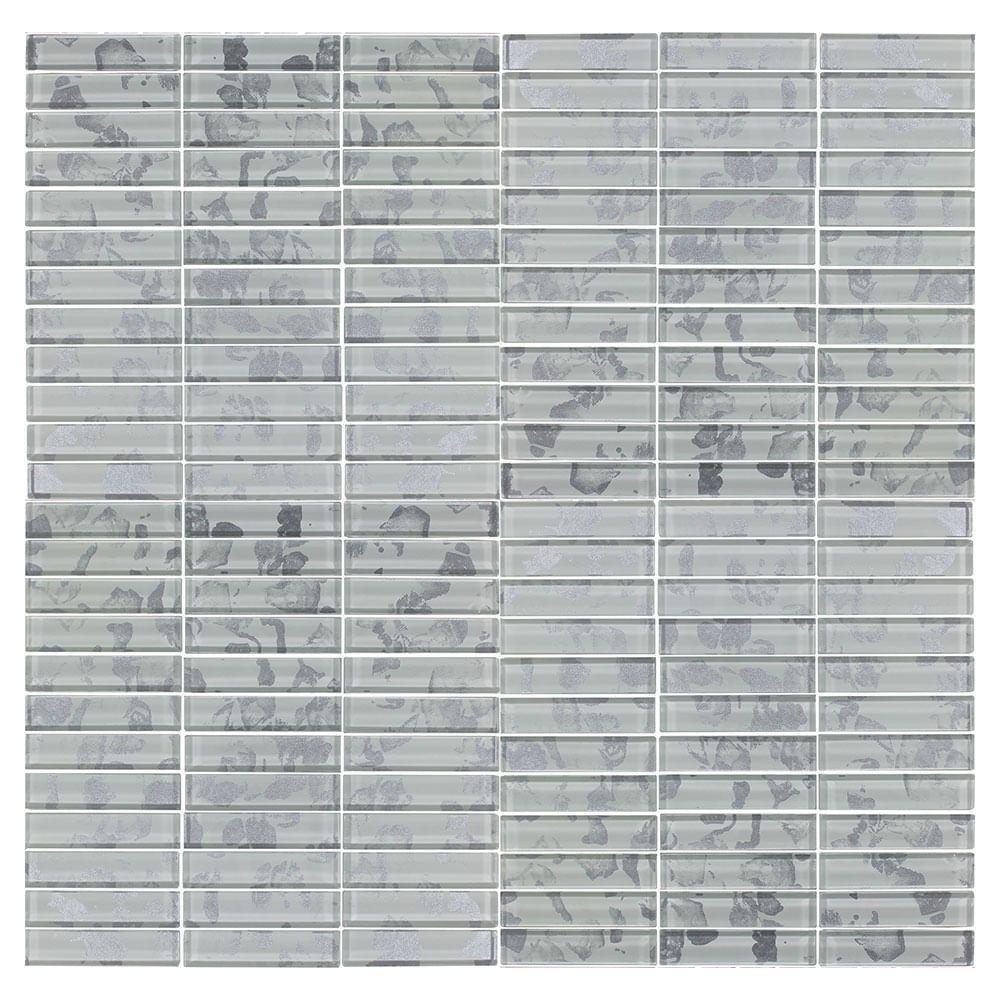 Pastilha De Vidro Evolution White 9,5x2,3 Placa 30x30cm - 1313121004 - 3