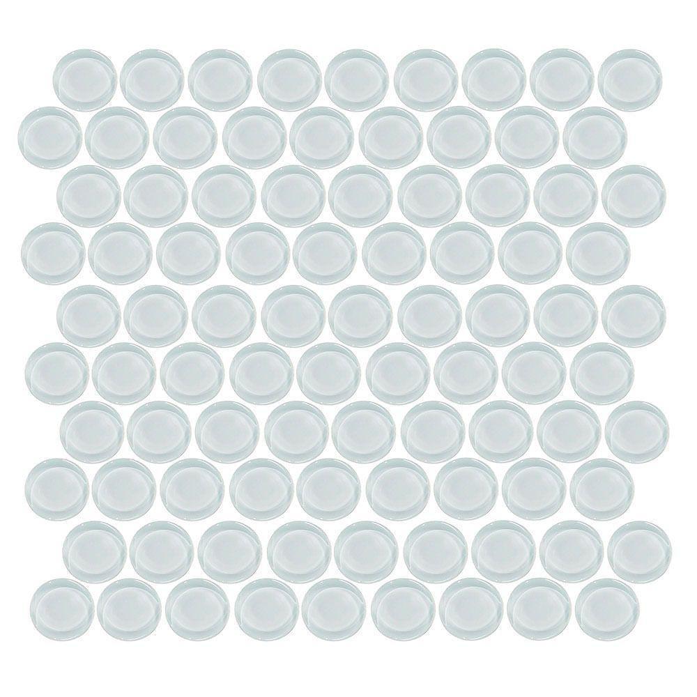 Pastilha De Vidro Ball White 3x3 Placa 30x30cm - 1313060001 - 1