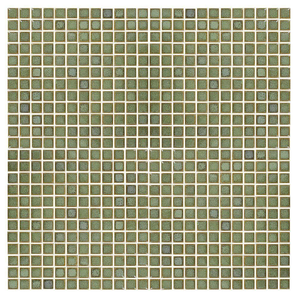 Pastilha Cerâmica Nefertiti Avocado 2x2 Placa 30x30cm - 1012020010 - 3