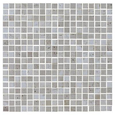 Pastilha De Pedra Natural Travertino 1,5x1,5 Placa 30x30cm - 1314004006