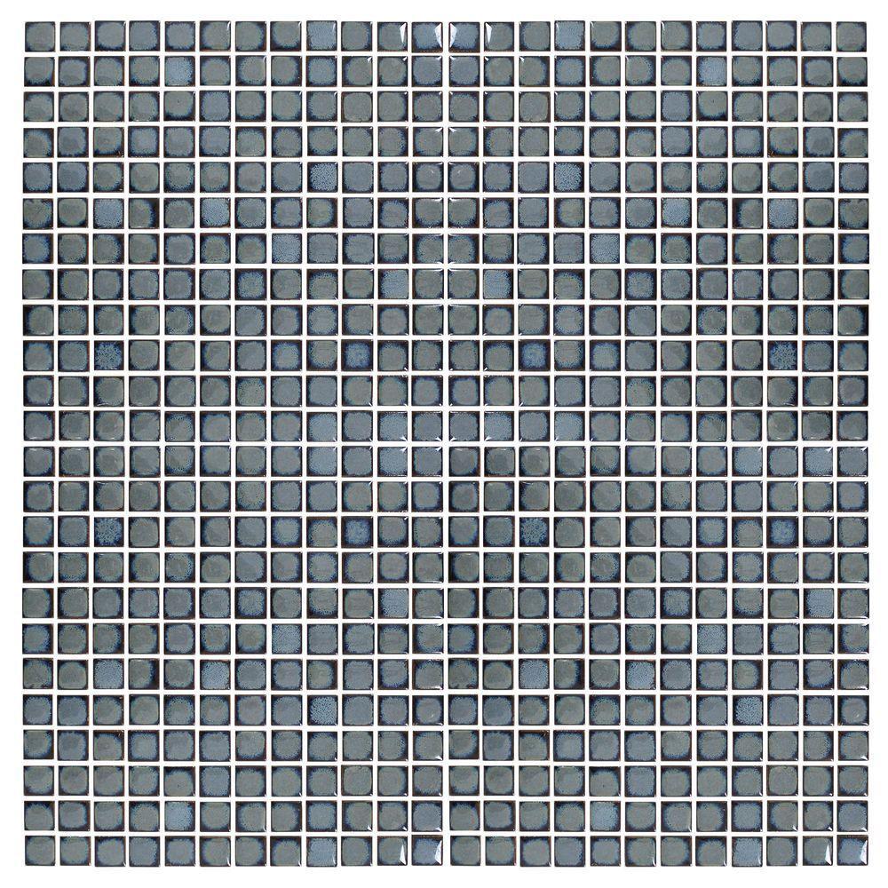 Pastilha Cerâmica Nefertiti Cobalto 2x2 Placa 30x30cm - 1012020008 - 3