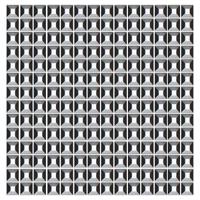 Mosaico De Metal Barcelona Silver 2x2 Placa 30x30cm - 1315003008