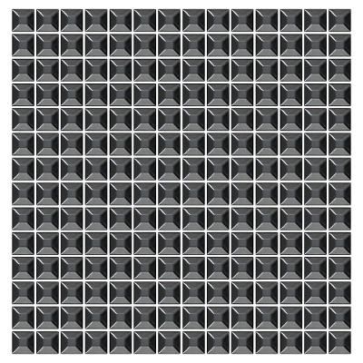 Mosaico De Metal Barcelona Black 2x2 Placa 30x30cm - 1315003007