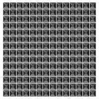 Mosaico De Metal Barcelona Black 2x2 Placa 30x30cm - 1315003007 - 1
