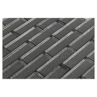 Mosaico De Vidro Touch Glass Silver 9,5x2 Placa 30x30cm - 1313125004 - 2