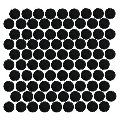 Pastilha De Vidro Ball Black 3x3 Placa 30x30cm - 1313060002