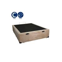 Cama Box Baú Casal Whc Suede Bege 138x188x42 - 2