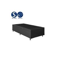 Cama Box Baú Solteirão Whc Sintético Preto 96x203x42 - 2
