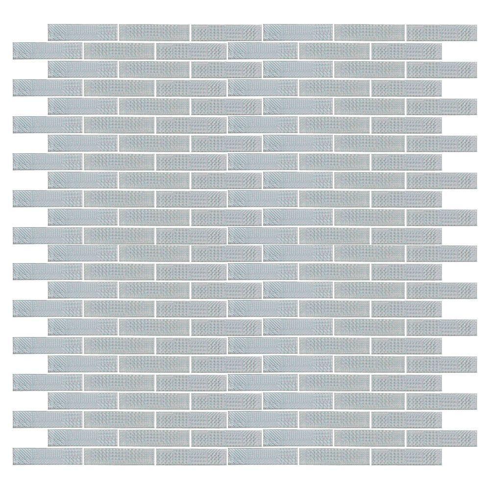Mosaico De Vidro Touch Glass White 9,5x2 Placa 30x30cm - 1313125001 - 3