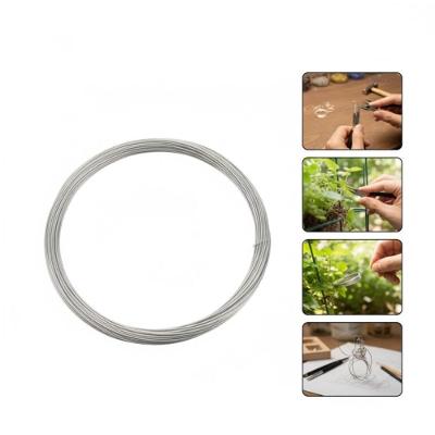 Rolo Arame Galvanizado N.22 Fio Cerca Liso Fino 1kg 325m Zincado Bijuteria Artesanato Casa Flexivel