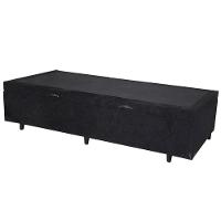 Cama Box Baú Solteirão Whc Suede Preto 96x203x42