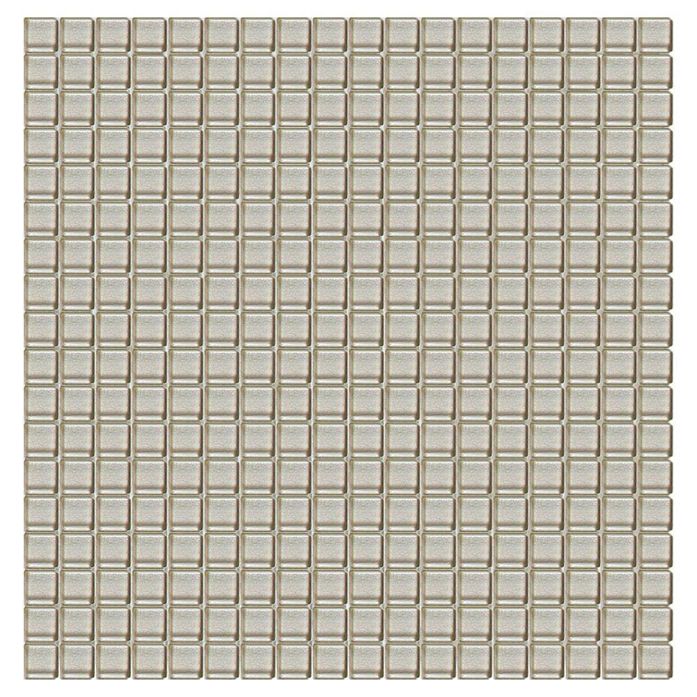 Pastilha De Vidro Strass Beige 1,5x1,5 Placa 30x30cm - 1013067008 - 1