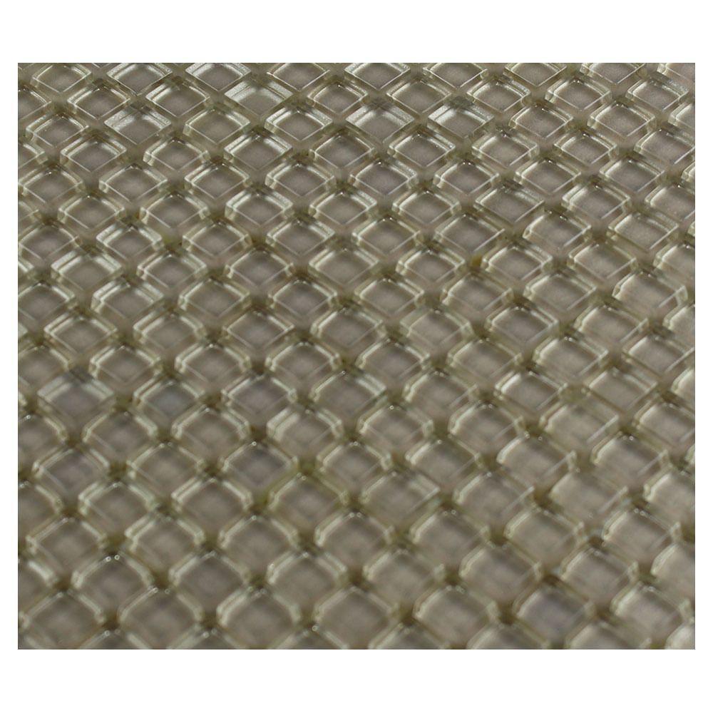 Pastilha De Vidro Strass Beige 1,5x1,5 Placa 30x30cm - 1013067008 - 2