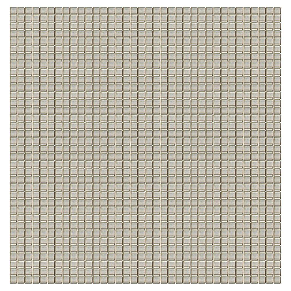 Pastilha De Vidro Strass Beige 1,5x1,5 Placa 30x30cm - 1013067008 - 3