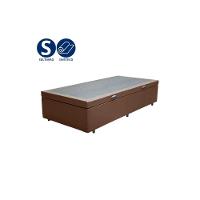 Cama Box Baú Solteirão Whc Sintético Marrom 96x203x42 - 2